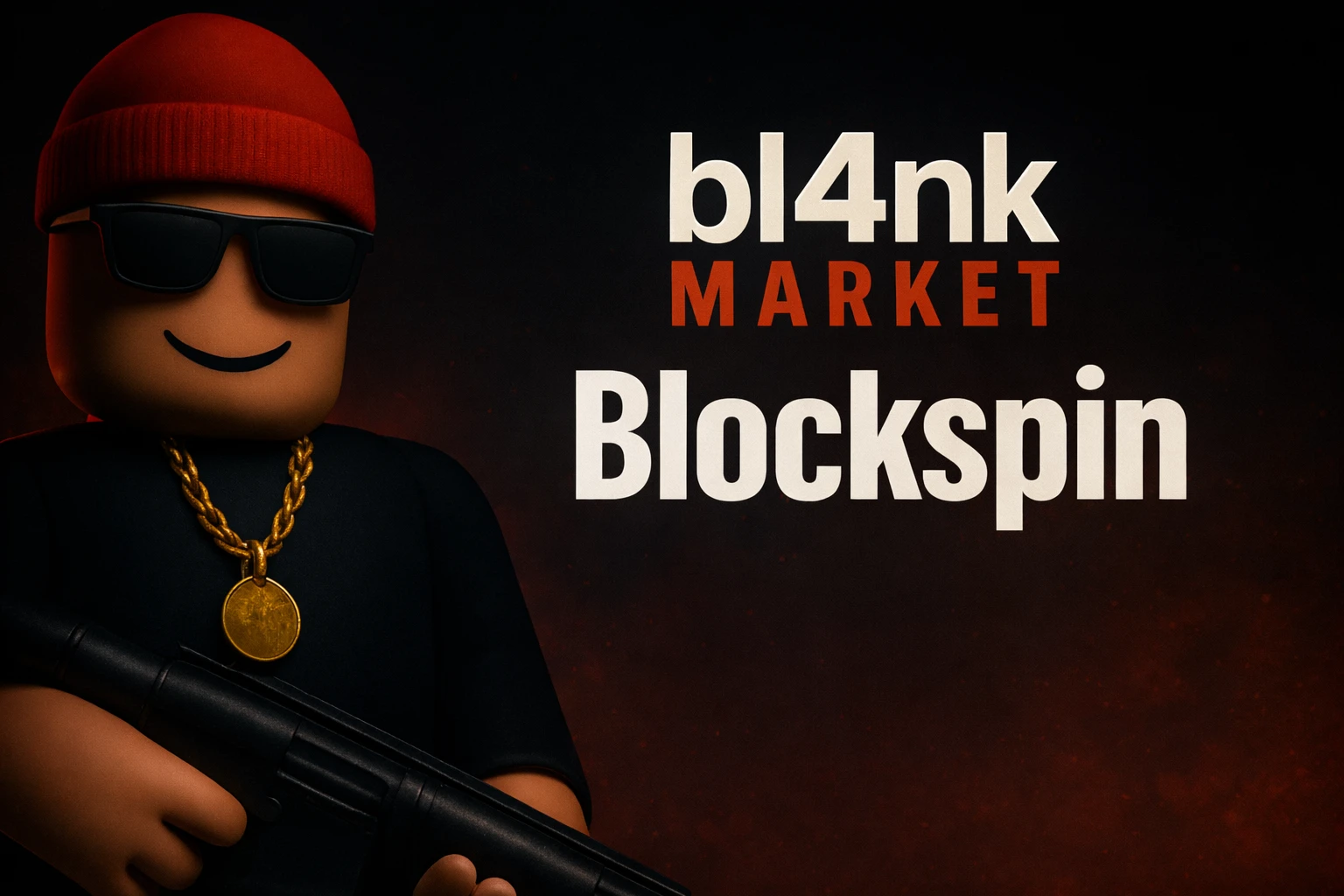 BlockSpin banner from the BL4NK Market BlockSpin listings page.